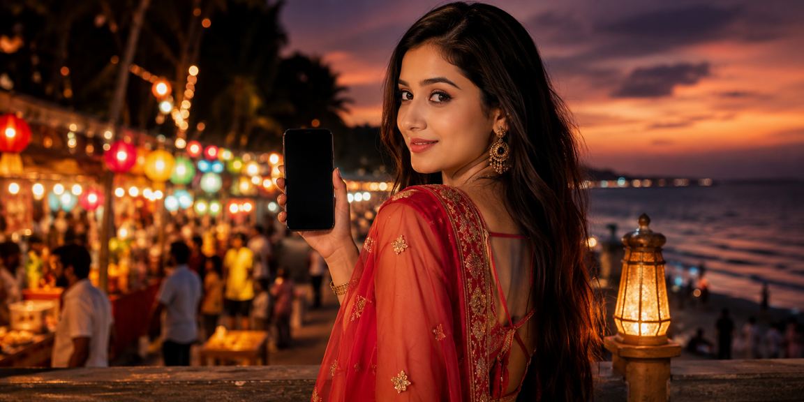 কুমিল্লার সমুদ্র সৈকতে স্মার্টফোনে ac367 ব্যবহার করছেন একজন সদস্য