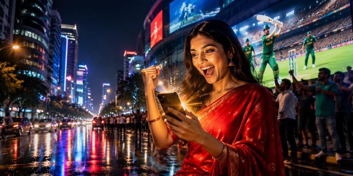 ঢাকায় ক্রিকেট বেটিং উপভোগ করছেন একজন ব্যবহারকারী